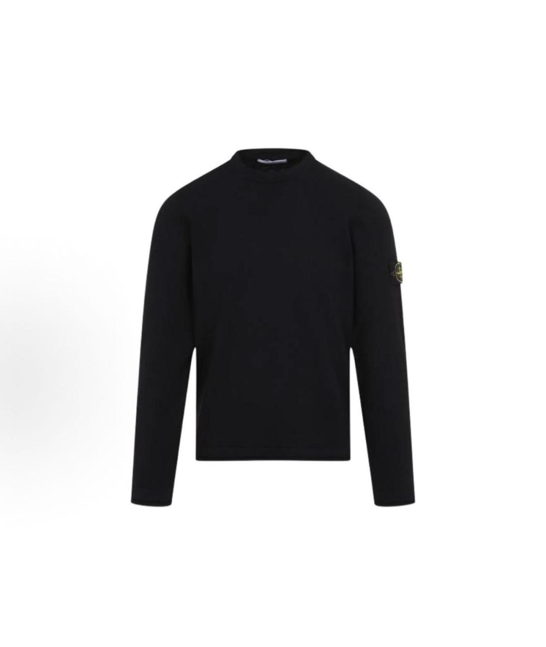 STONE ISLAND Черный полиамидовый джемпер / свитер, фото 1
