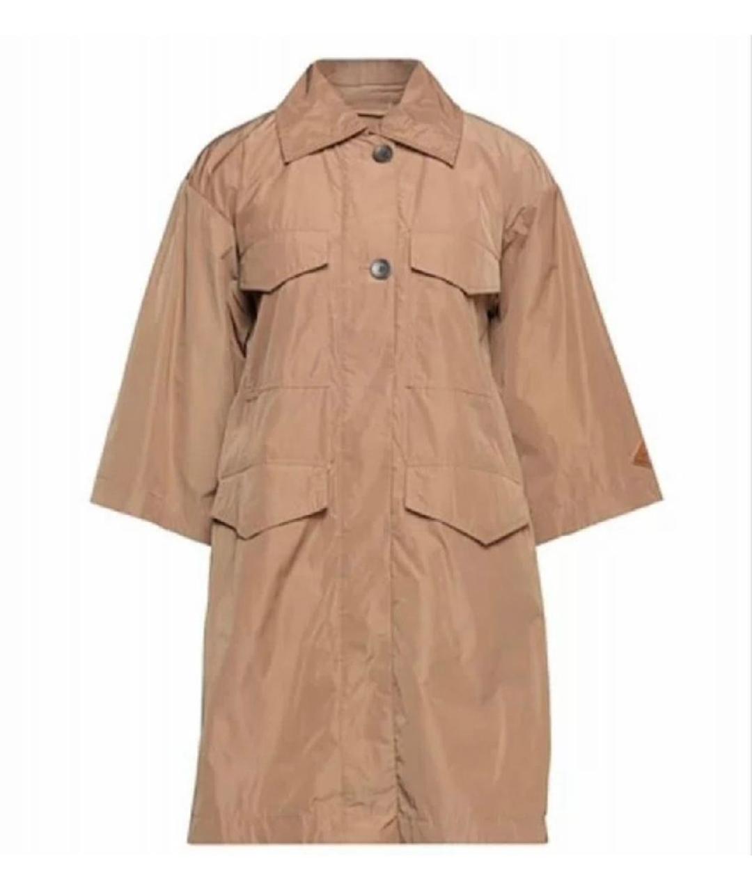 ADD Коричневый полиэстеровый тренч/плащ, фото 1
