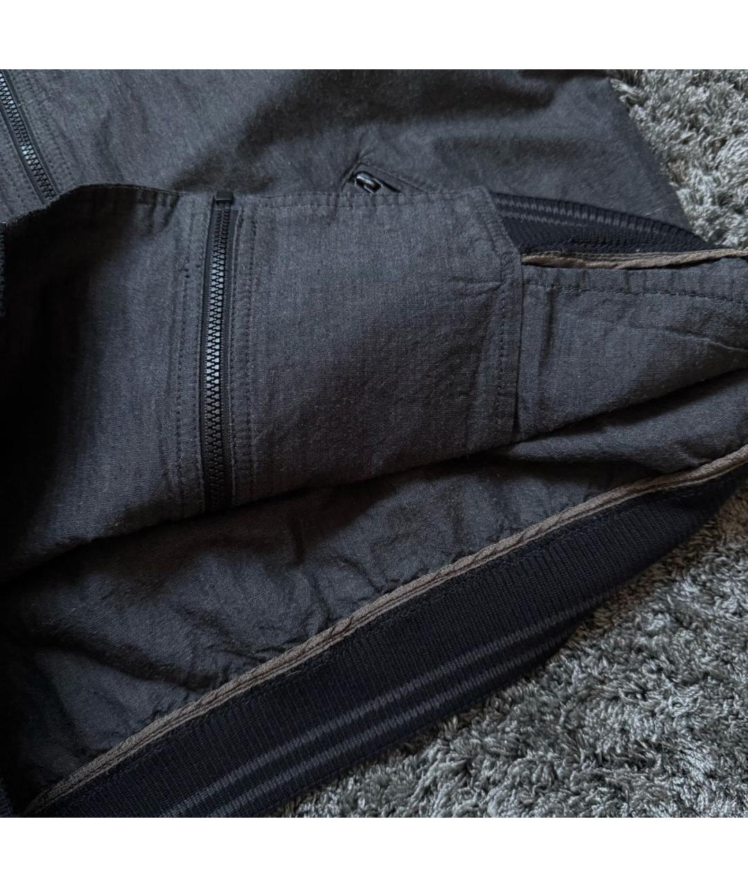 DOLCE&GABBANA Серая хлопковая куртка, фото 5