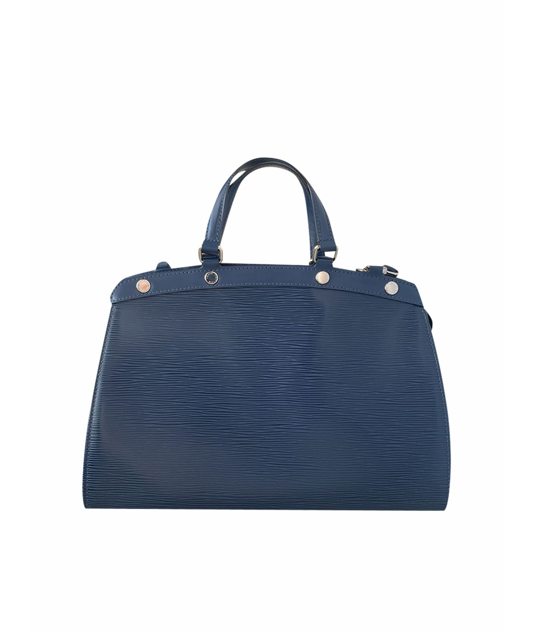 LOUIS VUITTON Синяя кожаная сумка тоут, фото 1