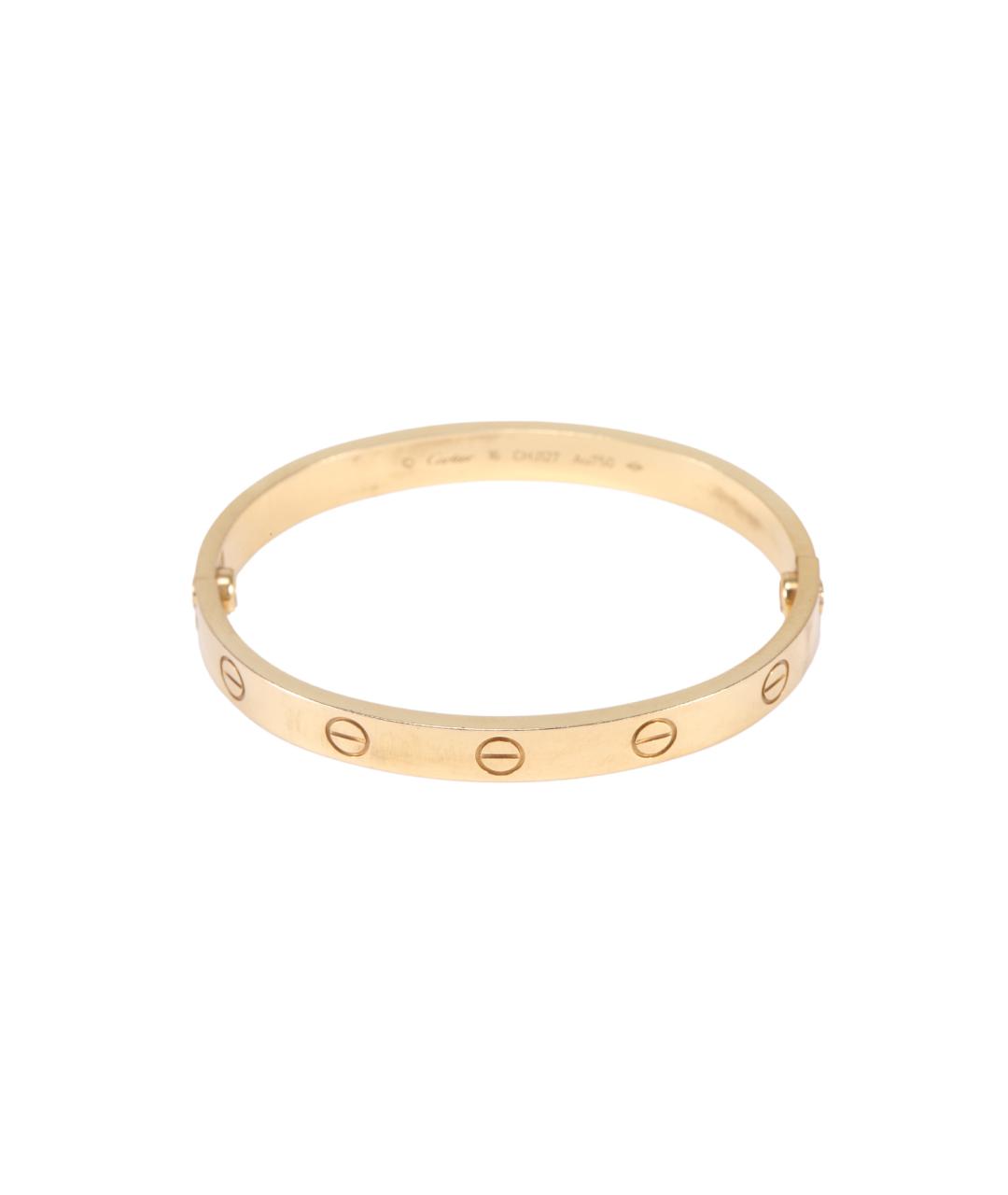CARTIER Золотой браслет из желтого золота, фото 1