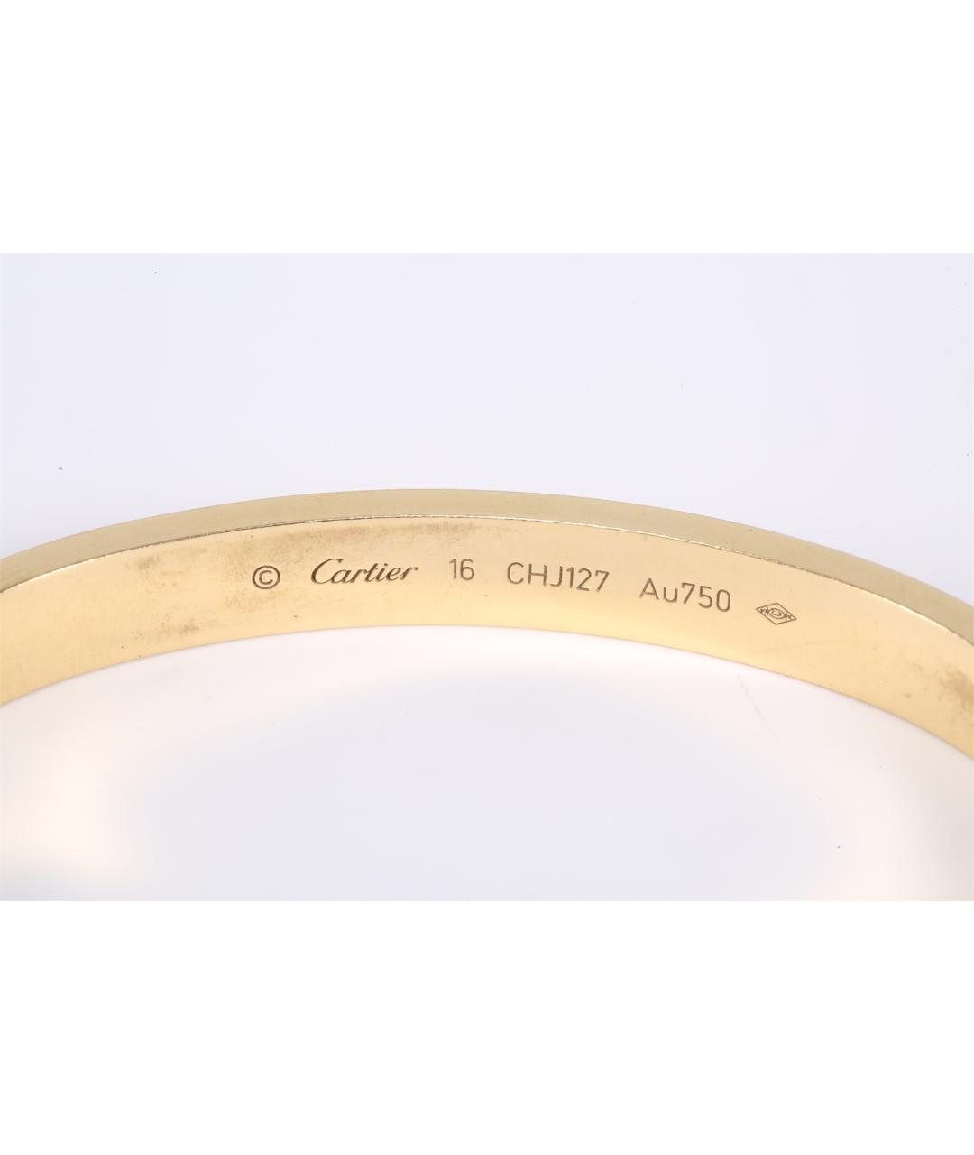 CARTIER Золотой браслет из желтого золота, фото 4