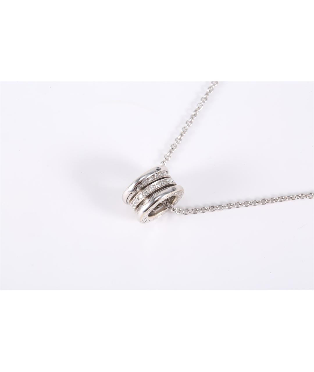 BVLGARI Серебряное колье из белого золота, фото 2