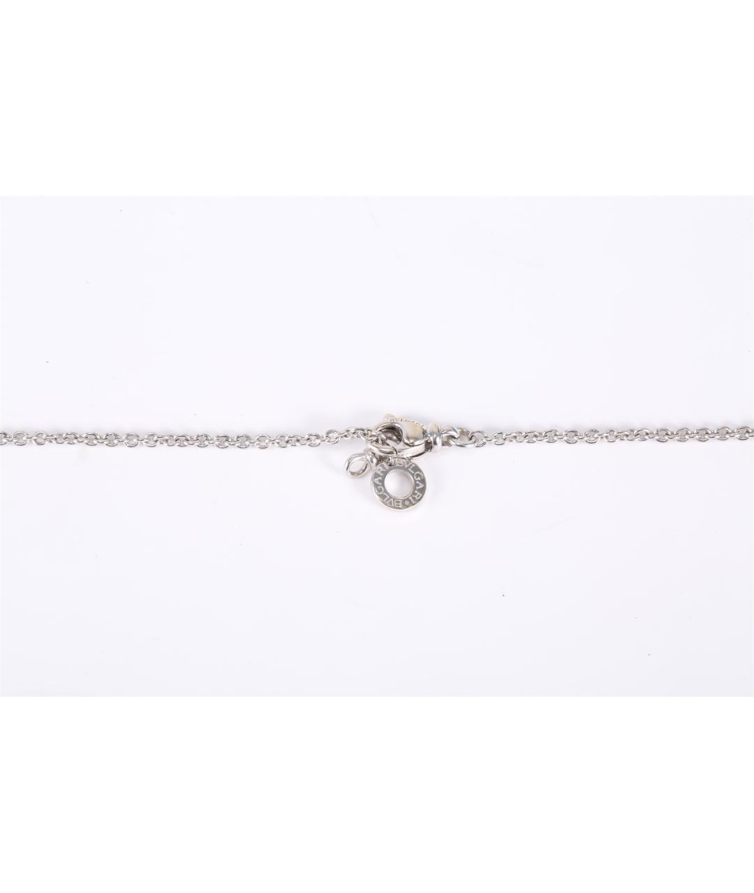 BVLGARI Серебряное колье из белого золота, фото 5