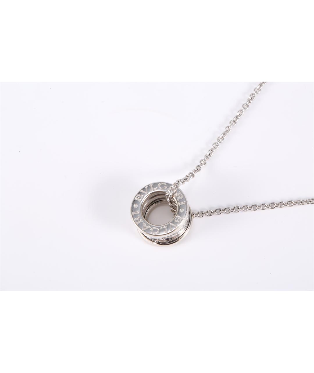 BVLGARI Серебряное колье из белого золота, фото 3