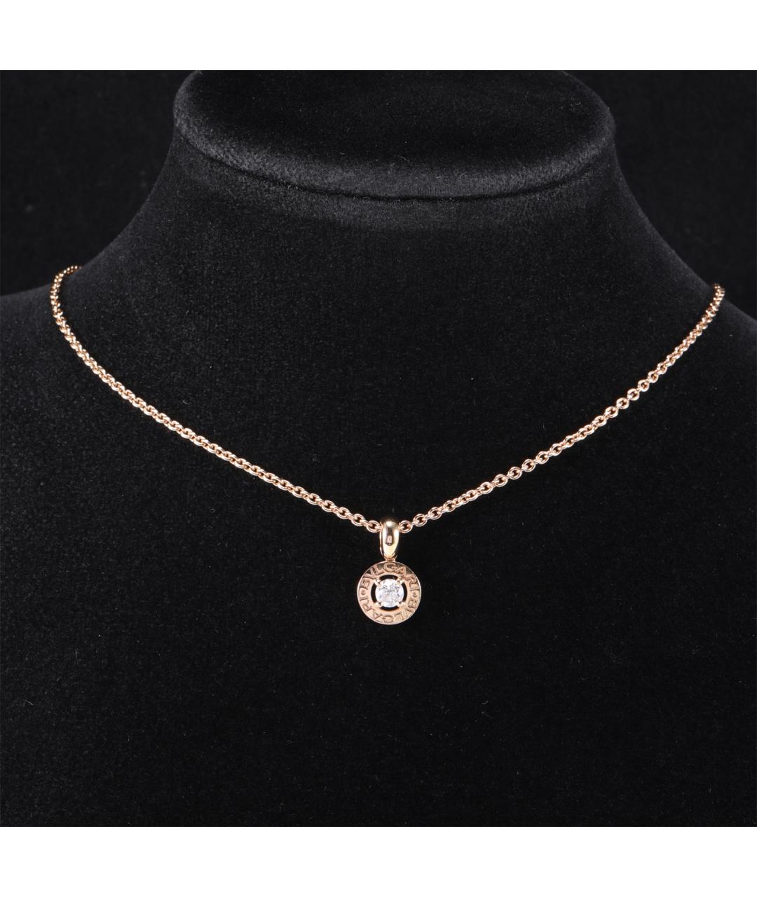BVLGARI Золотое колье из розового золота, фото 7