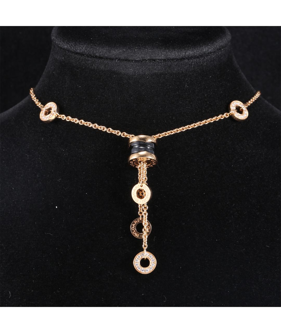 BVLGARI Золотое колье из розового золота, фото 6