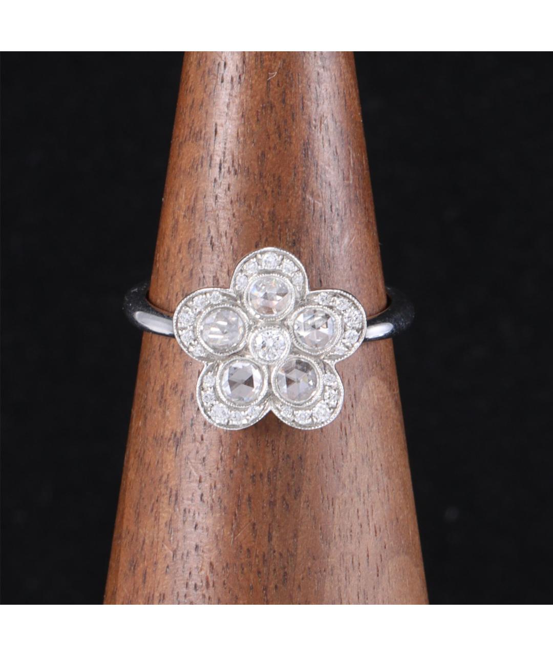 TIFFANY&CO Платиновое кольцо, фото 7