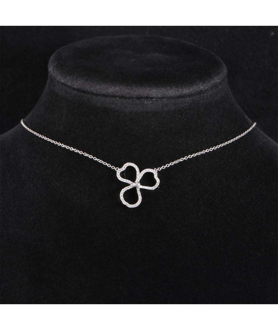 TIFFANY&CO Платиновое колье, фото 8