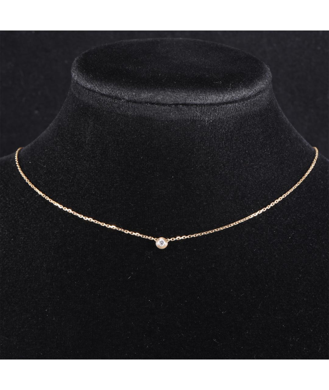 CARTIER Колье из желтого золота, фото 8
