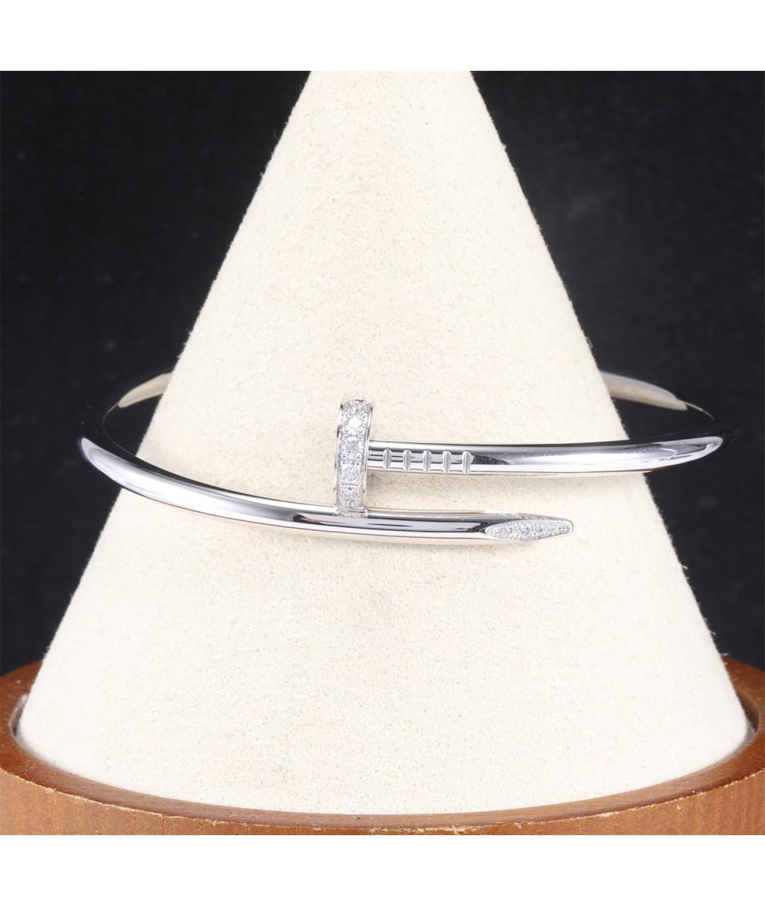 CARTIER Серебрянный браслет из белого золота, фото 5
