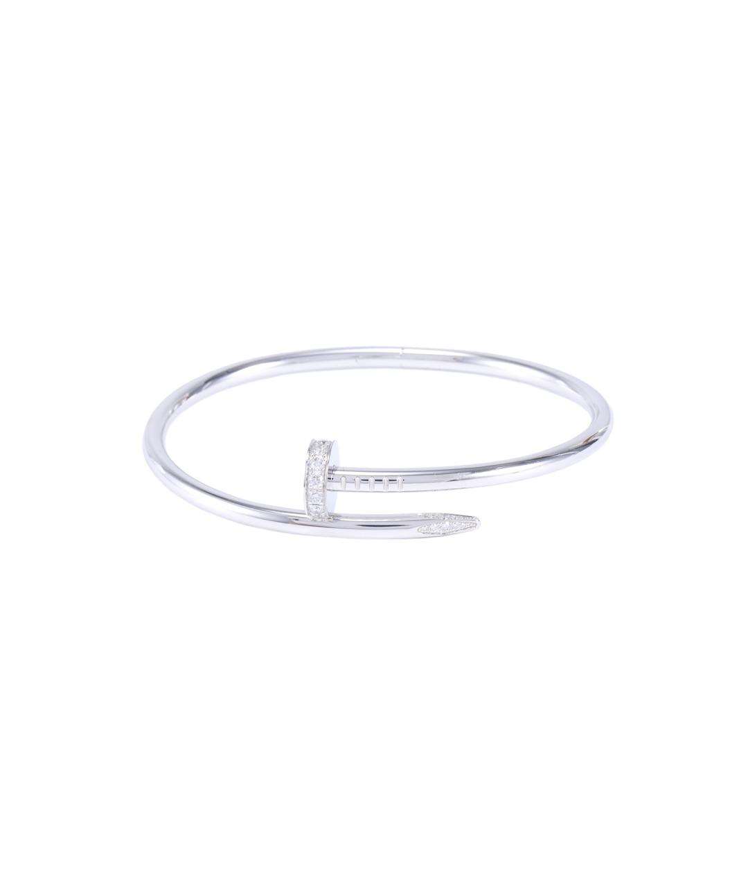 CARTIER Серебрянный браслет из белого золота, фото 1