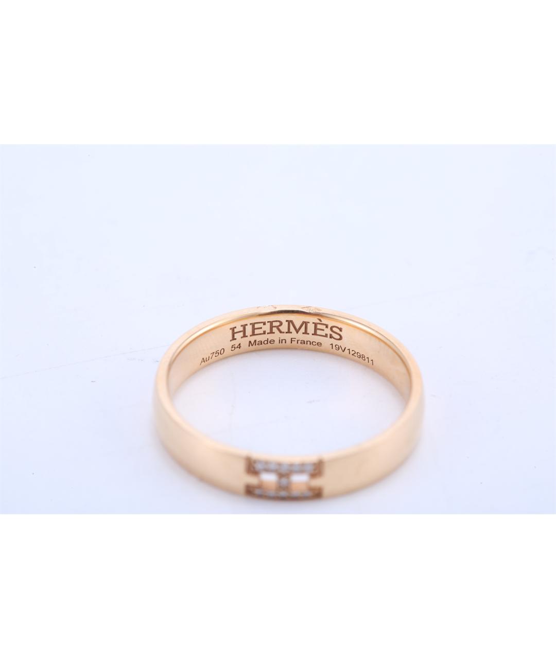 HERMES Кольцо из розового золота, фото 5