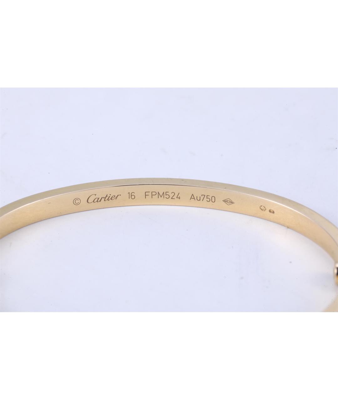 CARTIER Браслет из желтого золота, фото 4