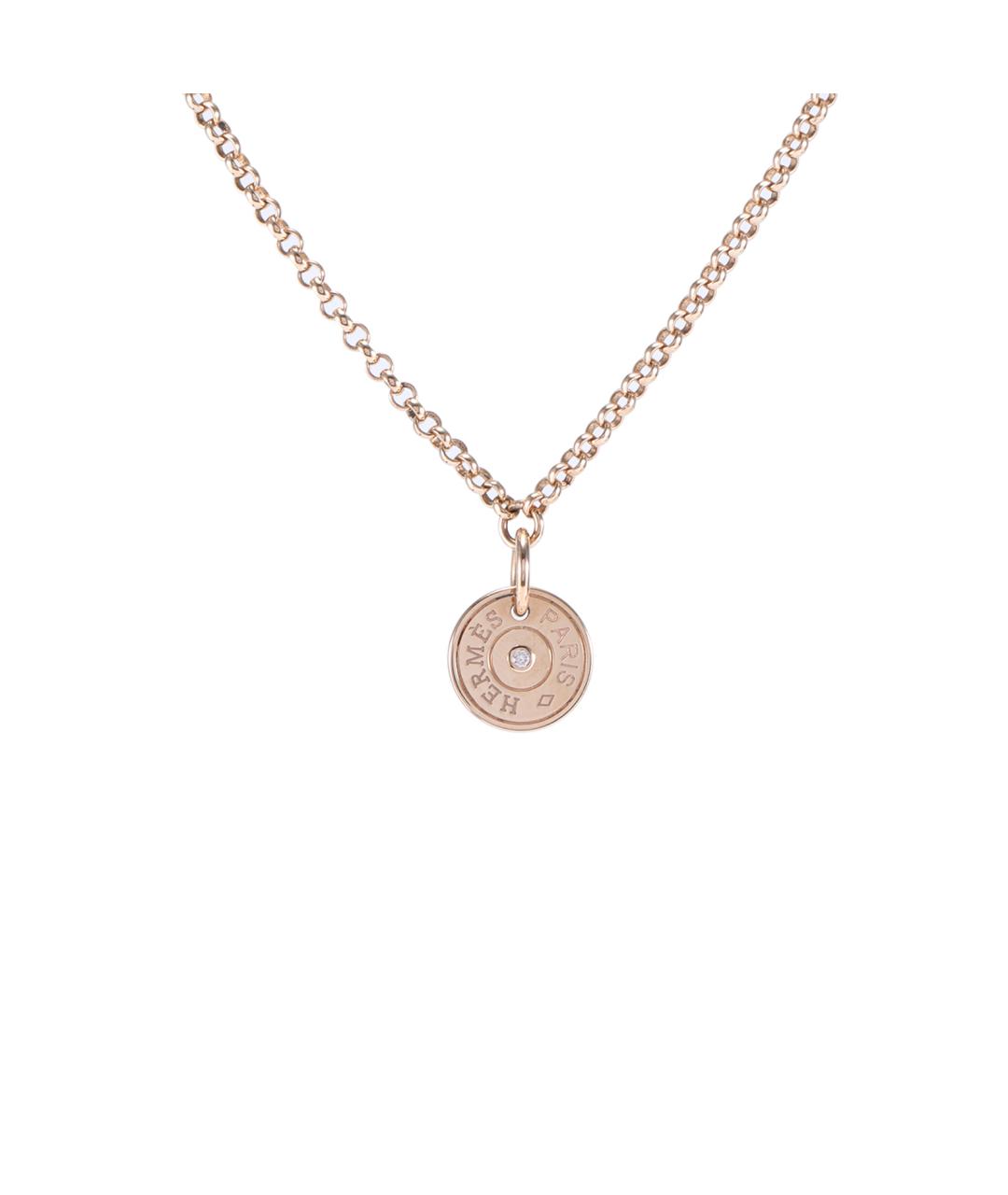 HERMES Колье из розового золота, фото 1