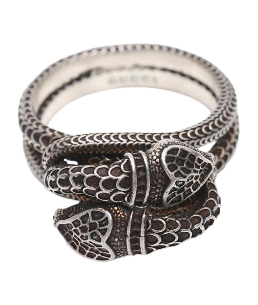 GUCCI Серебряное кольцо, фото 1