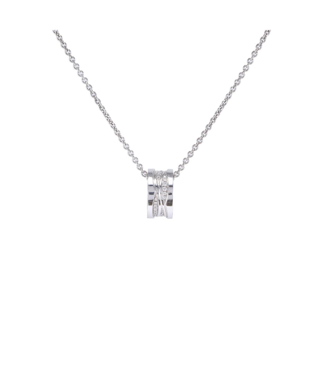 BVLGARI Серебряное колье из белого золота, фото 1