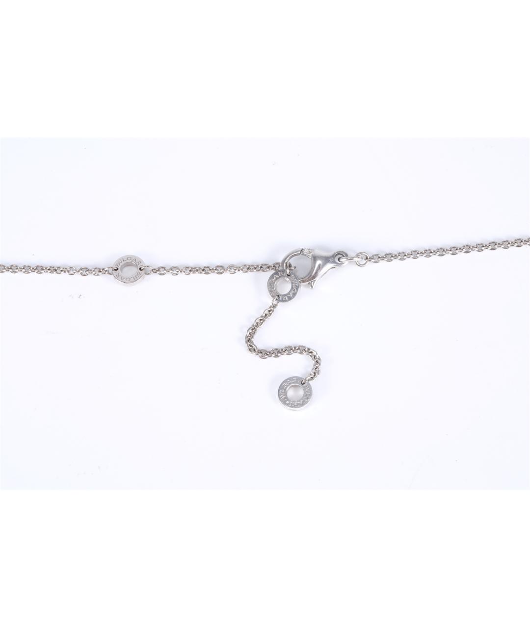 BVLGARI Серебряное колье из белого золота, фото 5