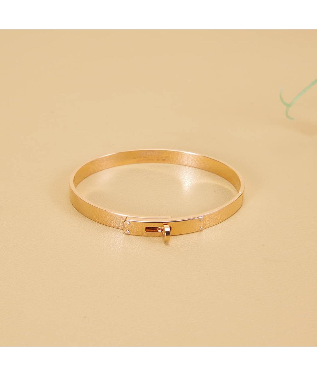 HERMES Браслет из желтого золота, фото 4