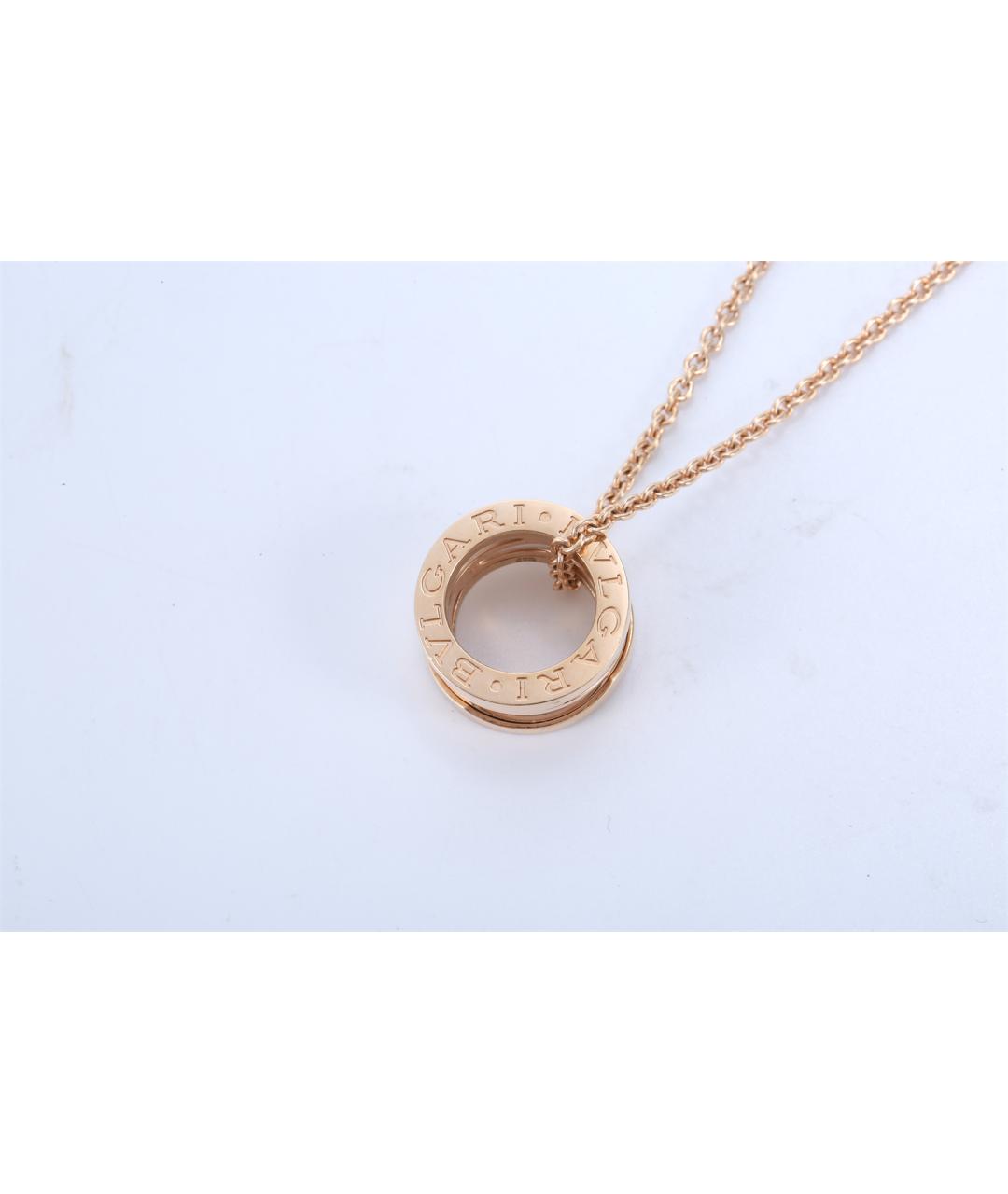 BVLGARI Золотое колье из розового золота, фото 3
