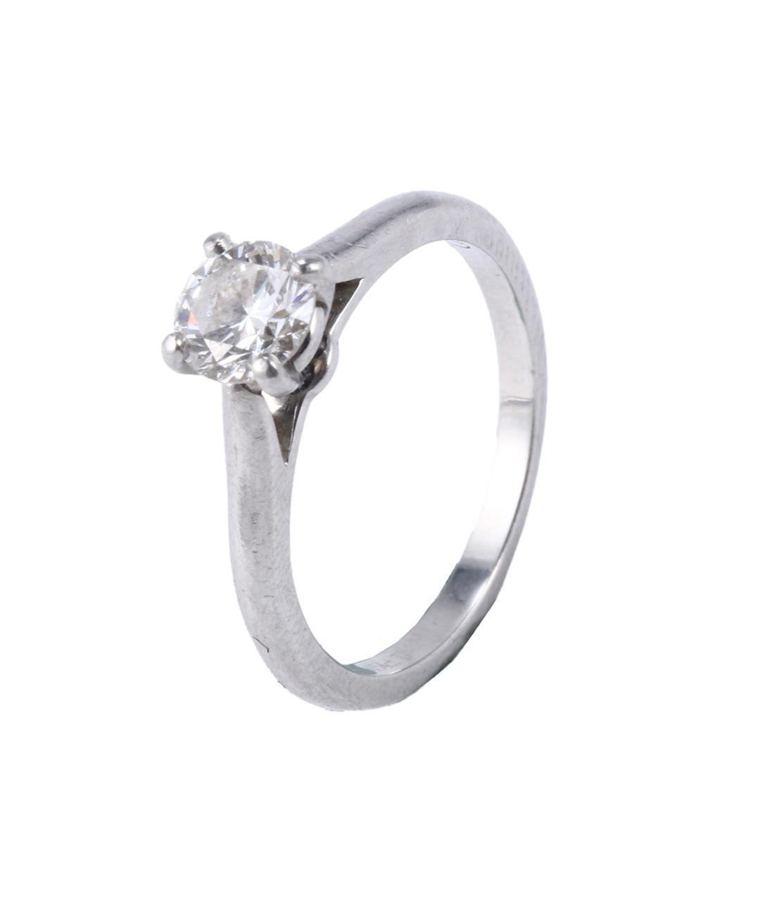 CARTIER Серебряное платиновое кольцо, фото 1