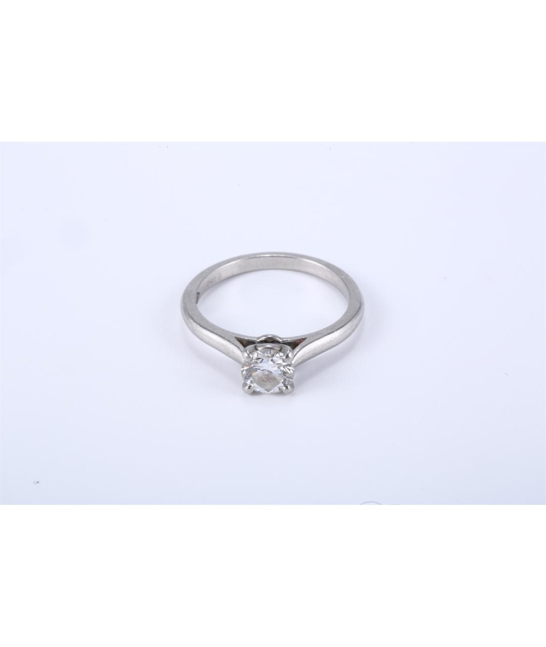 CARTIER Серебряное платиновое кольцо, фото 4