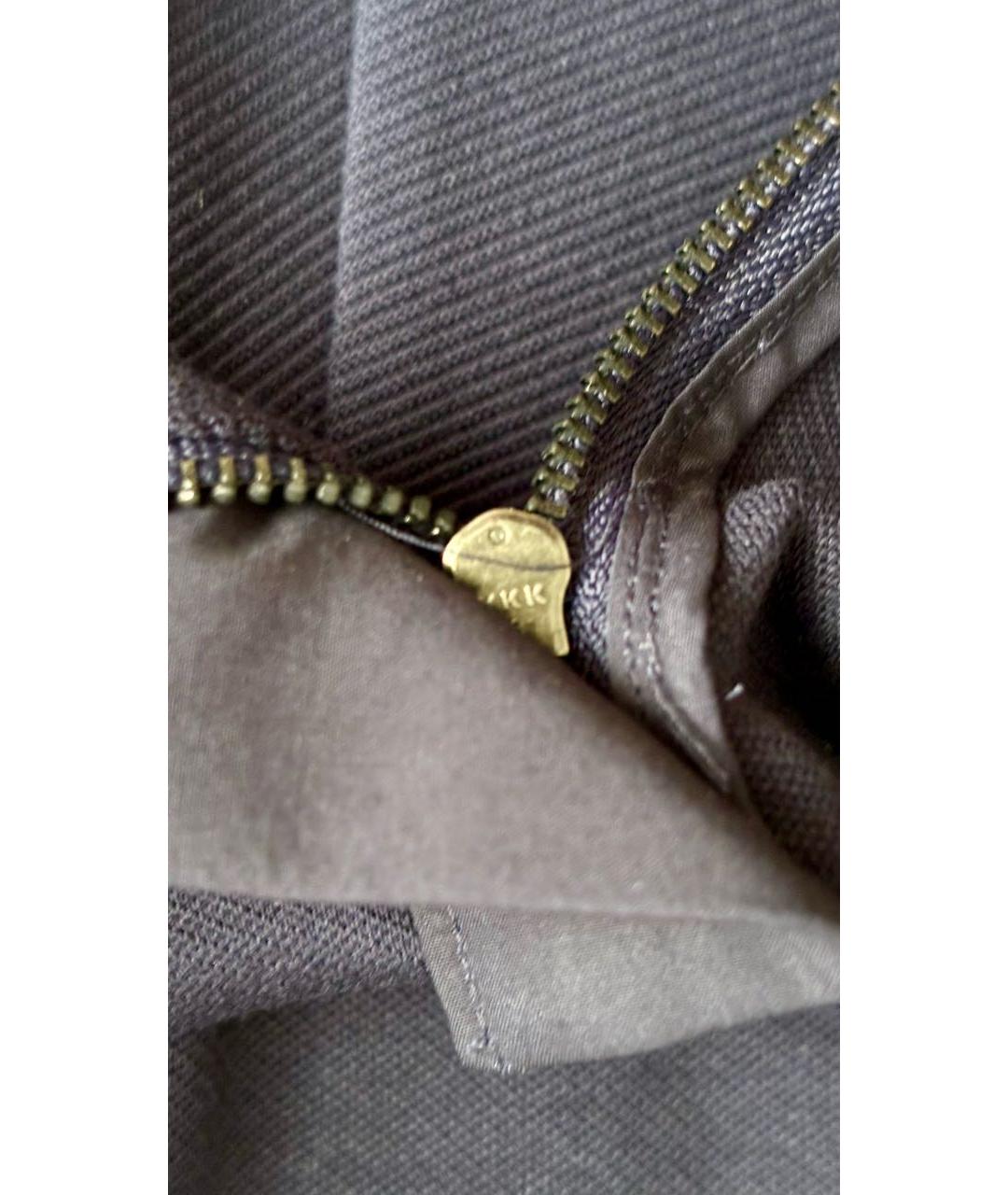 COS Темно-синяя хлопковая юбка мини, фото 7