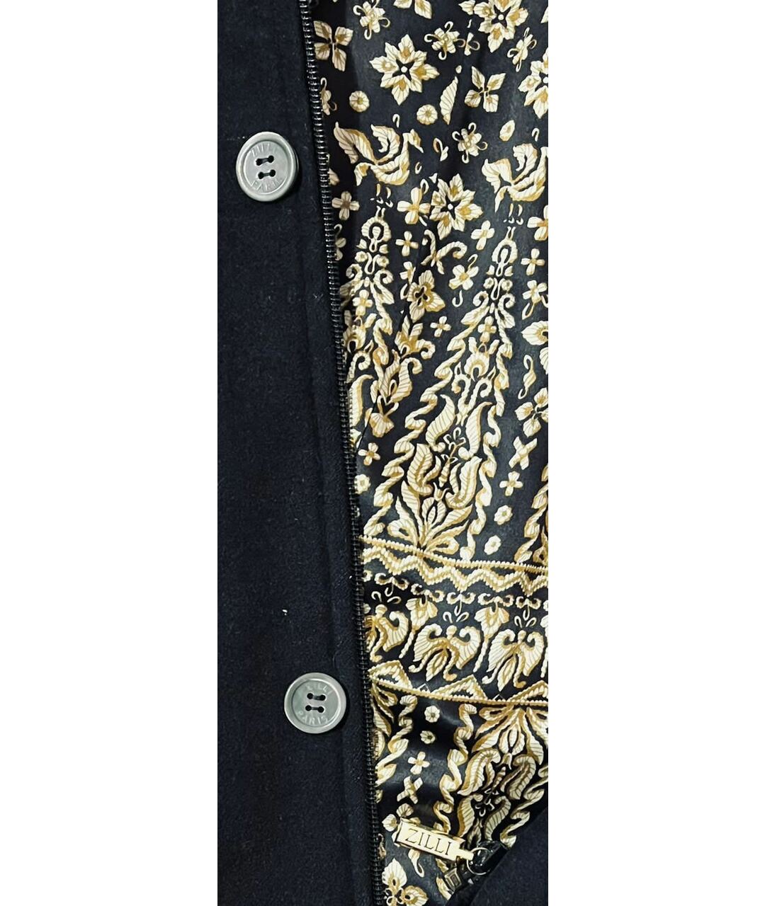 ZILLI Черное шерстяное пальто, фото 6