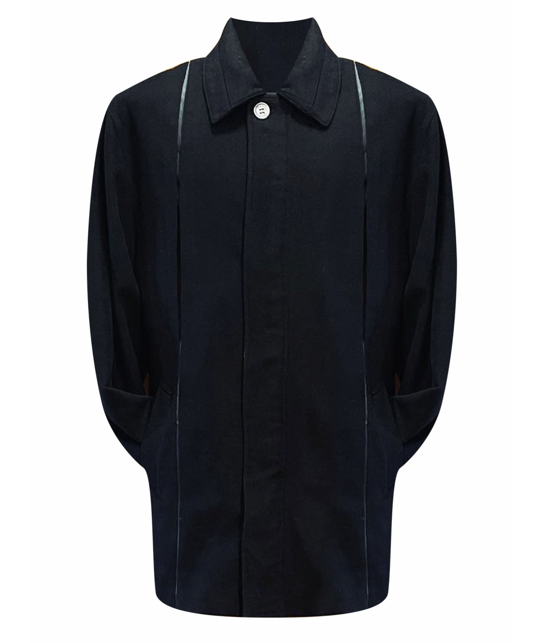 ZILLI Черное шерстяное пальто, фото 1