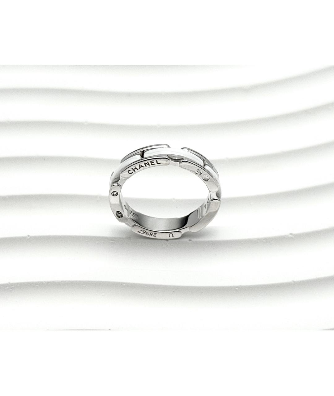 CHANEL Серебряное кольцо из белого золота, фото 3