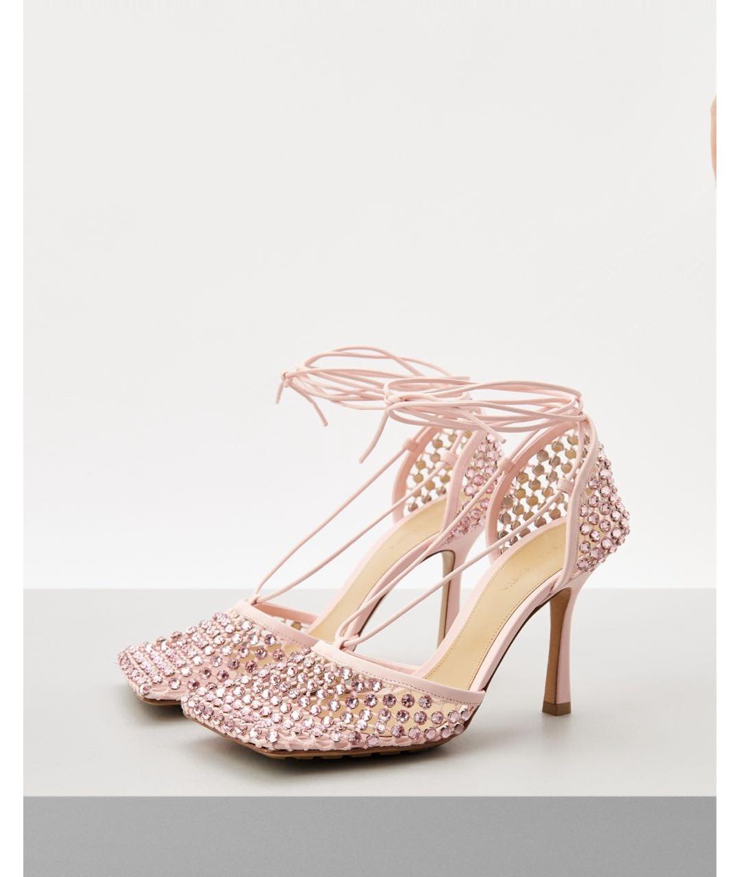 BOTTEGA VENETA Розовые босоножки, фото 2