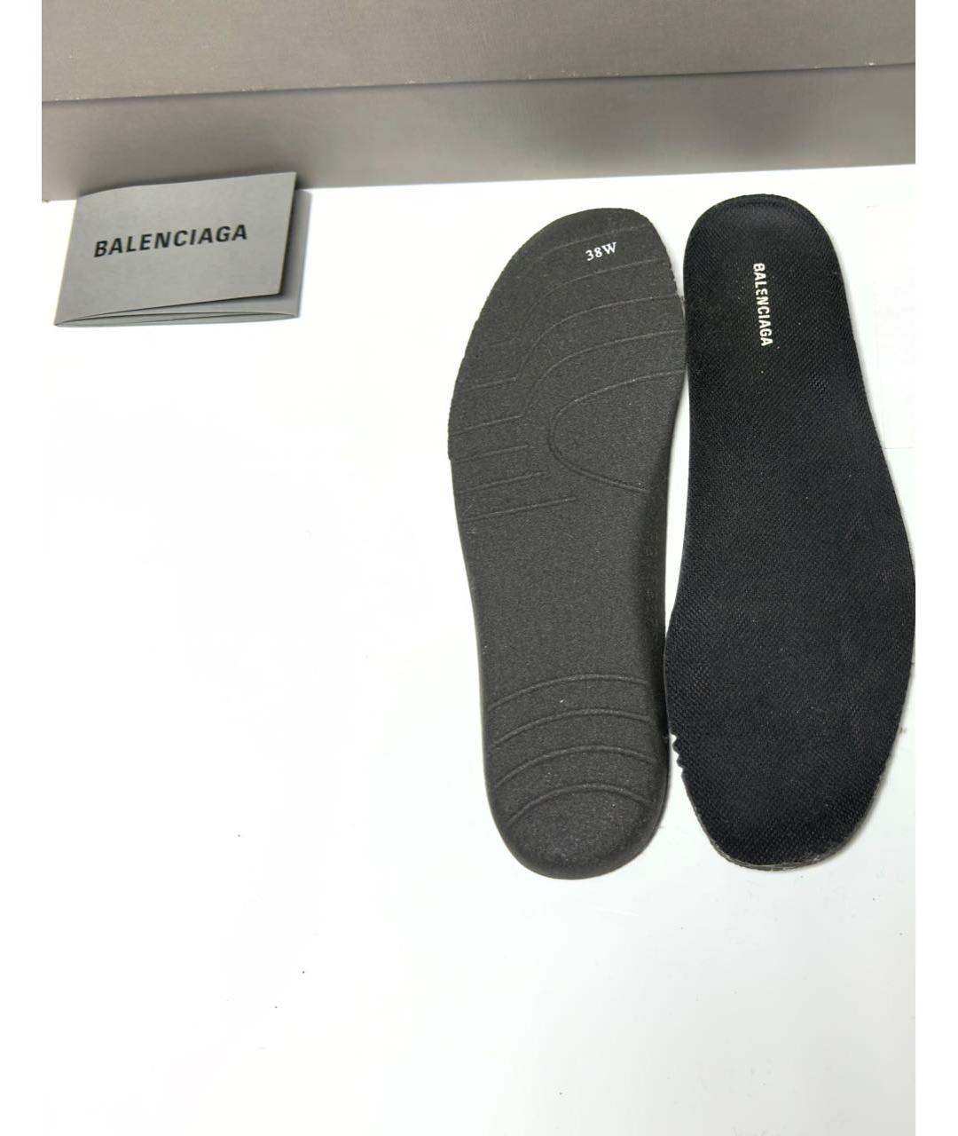 BALENCIAGA Голубые текстильные кроссовки, фото 7
