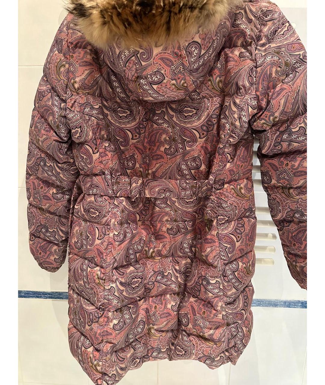 ETRO Мульти меховой пуховик, фото 2