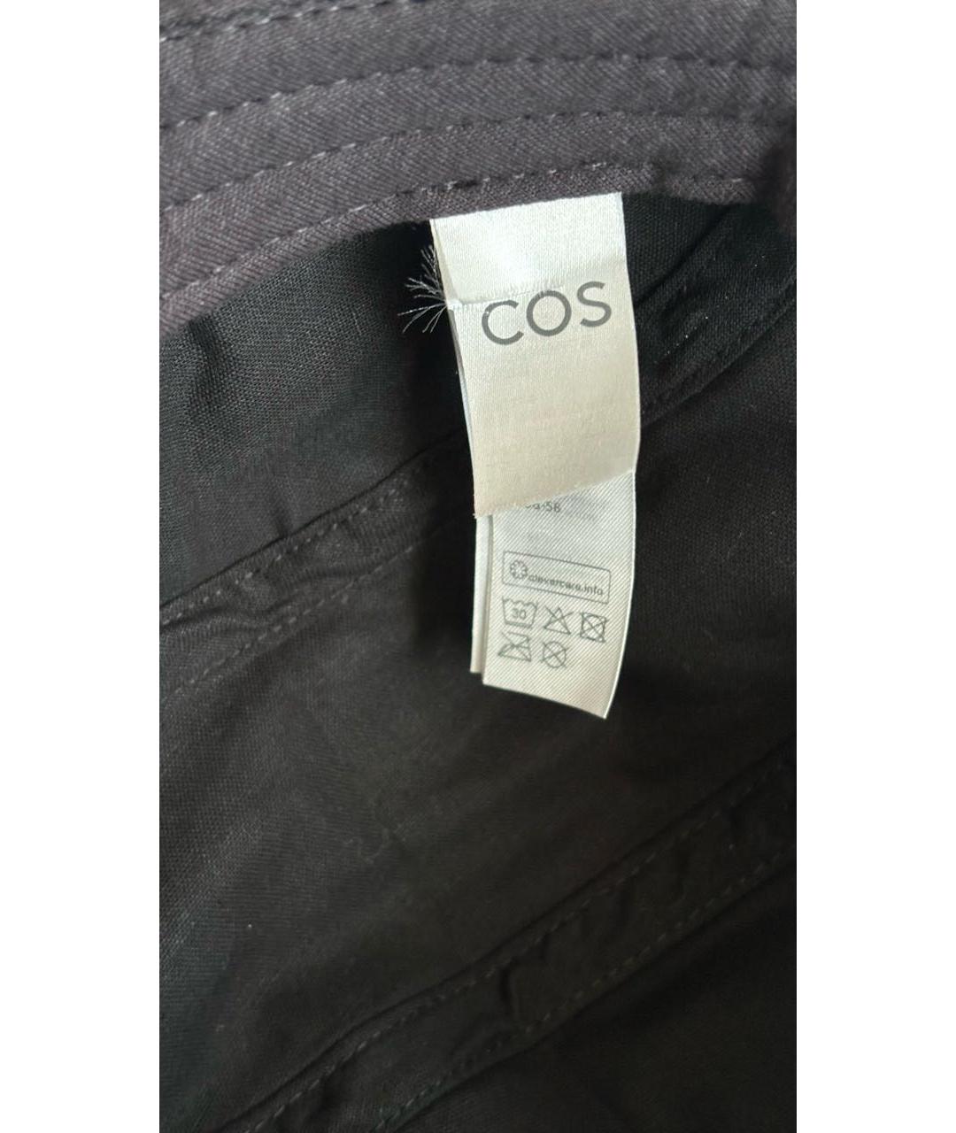 COS Черная синтетическая кепка, фото 7