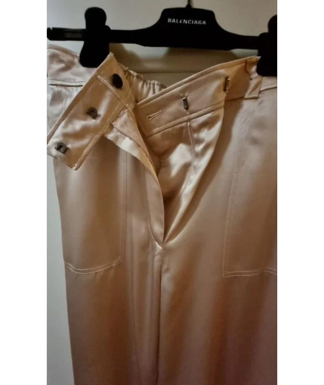 TOM FORD Розовые шелковые брюки широкие, фото 4