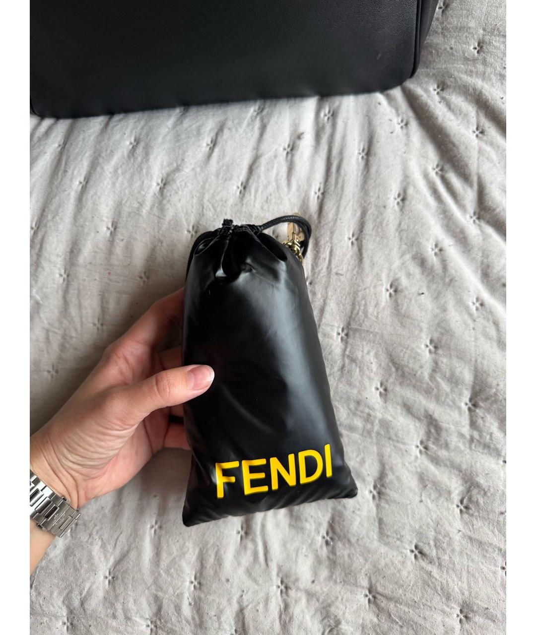 FENDI Антрацитовые металлические солнцезащитные очки, фото 4