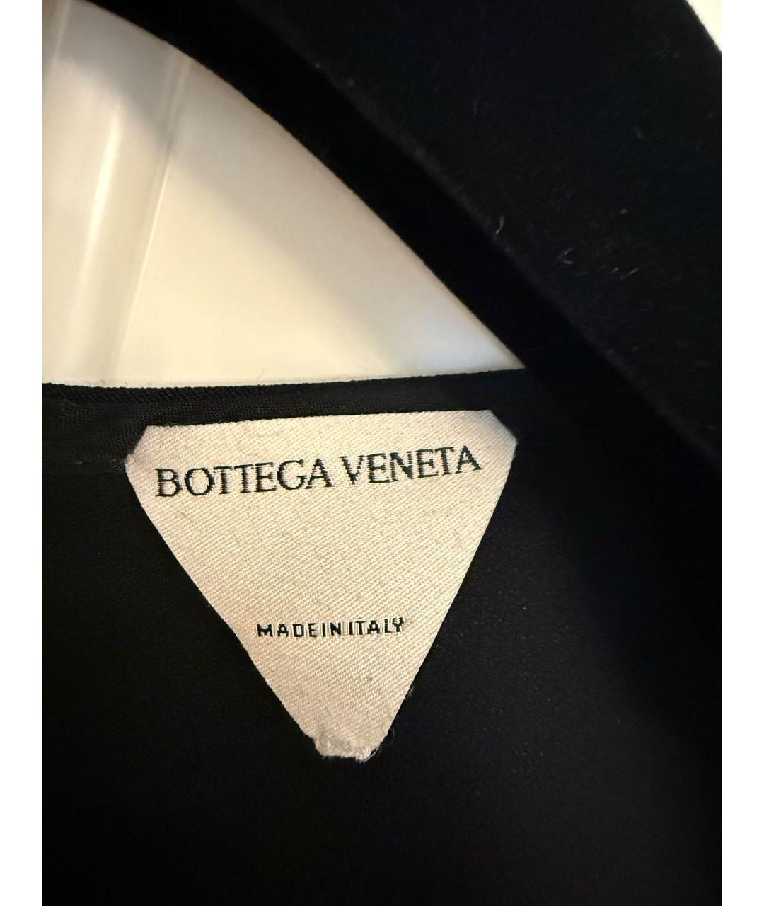 BOTTEGA VENETA Черное вискозное вечернее платье, фото 7