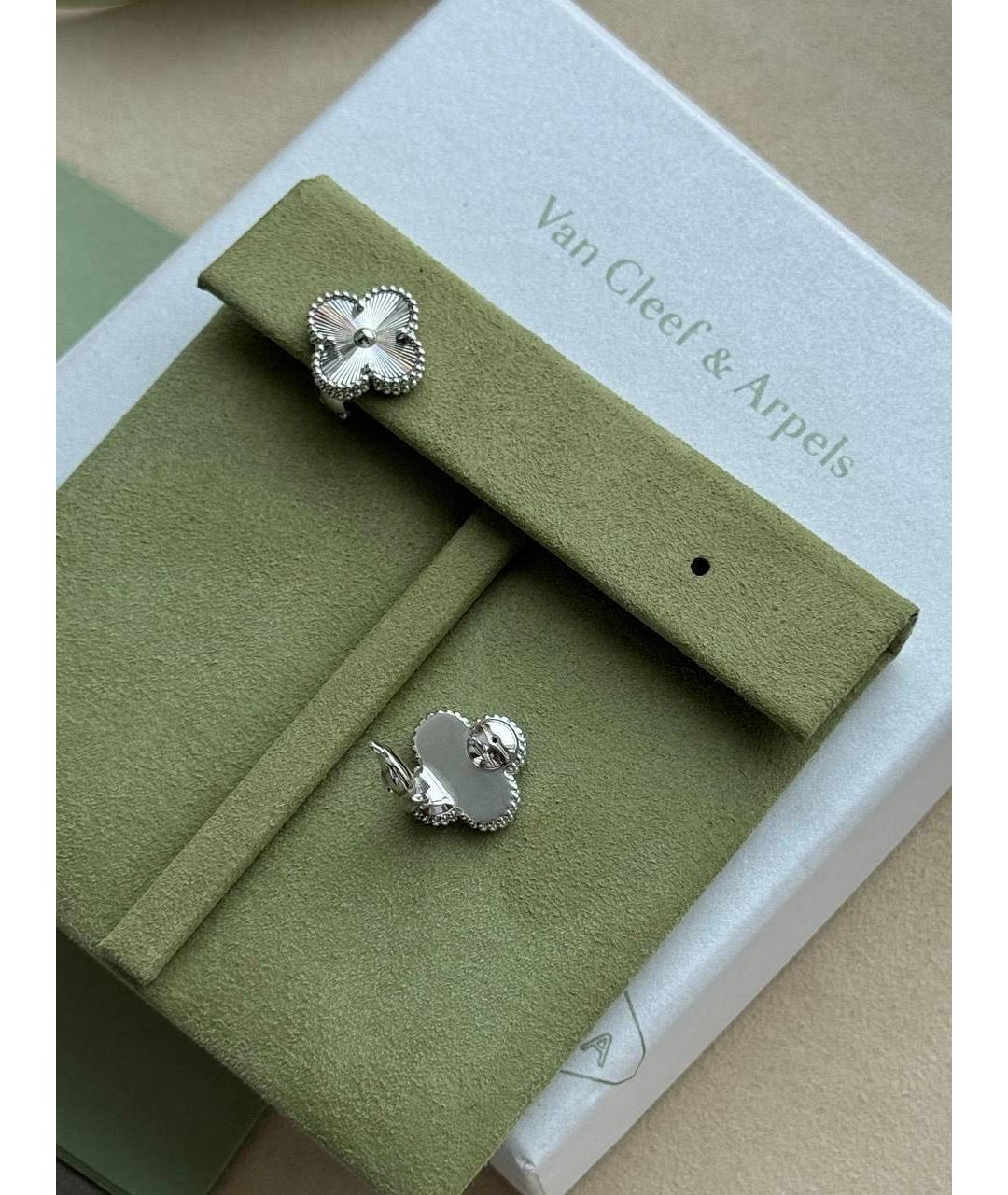 VAN CLEEF & ARPELS Серебряные серьги из белого золота, фото 5