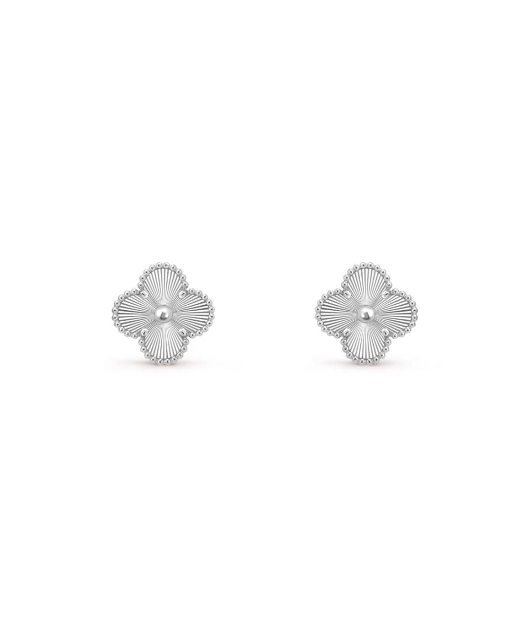 VAN CLEEF & ARPELS Серебряные серьги из белого золота, фото 9