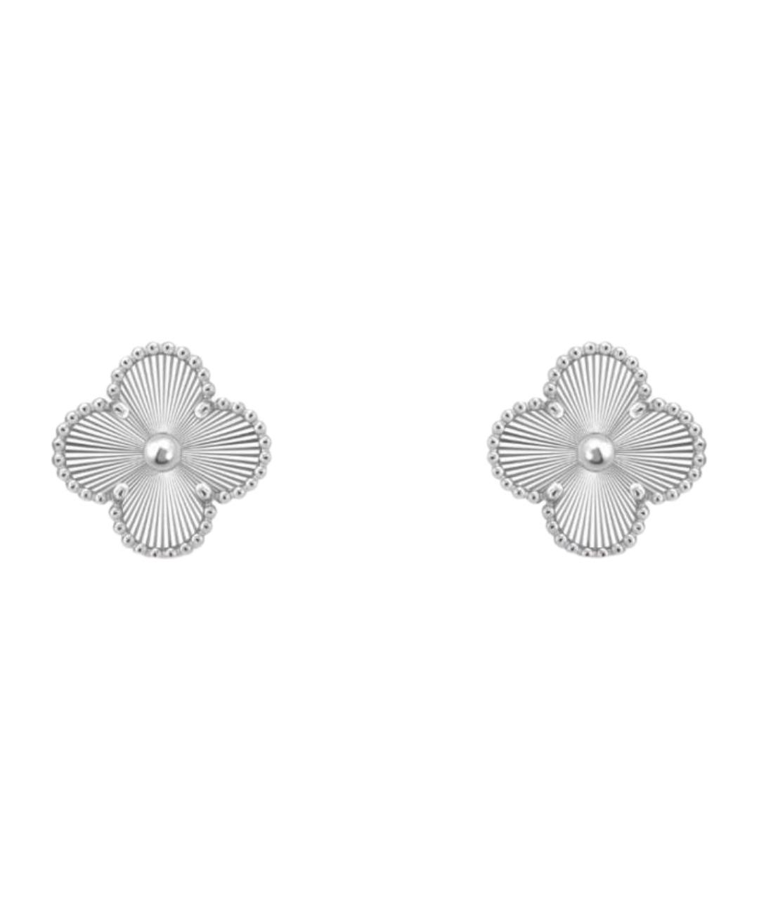 VAN CLEEF & ARPELS Серебряные серьги из белого золота, фото 1