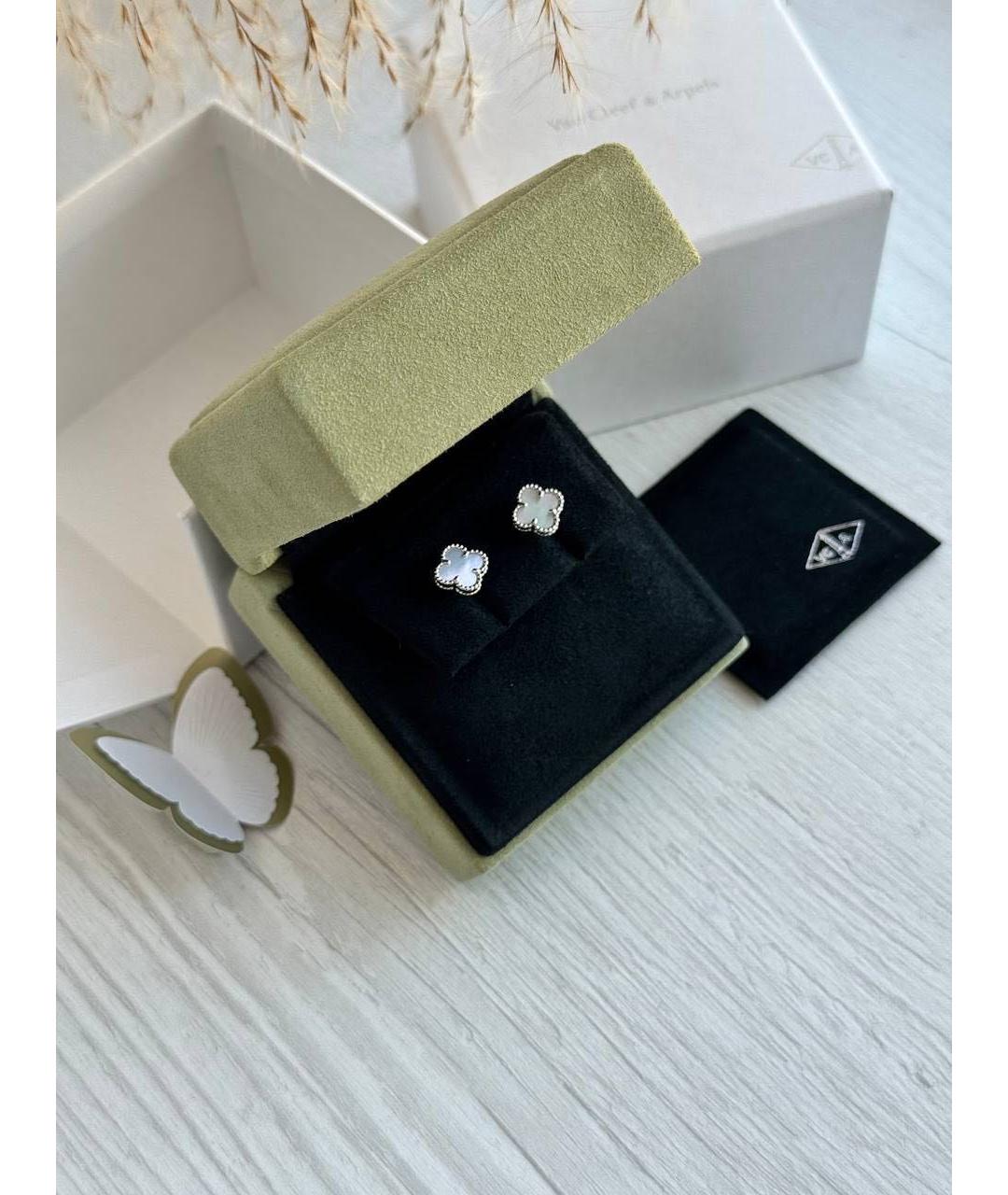 VAN CLEEF & ARPELS Белые серьги из белого золота, фото 2
