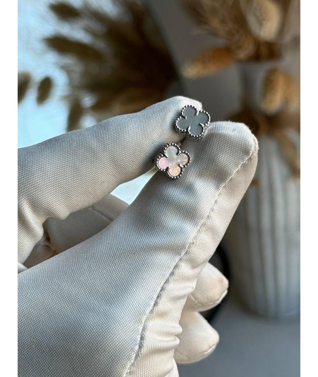 VAN CLEEF & ARPELS Белые серьги из белого золота, фото 4