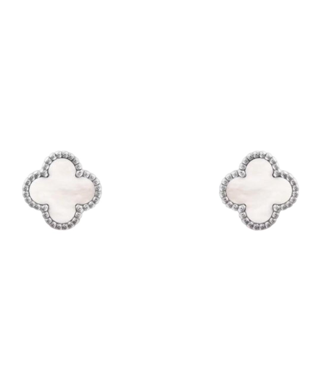 VAN CLEEF & ARPELS Белые серьги из белого золота, фото 1