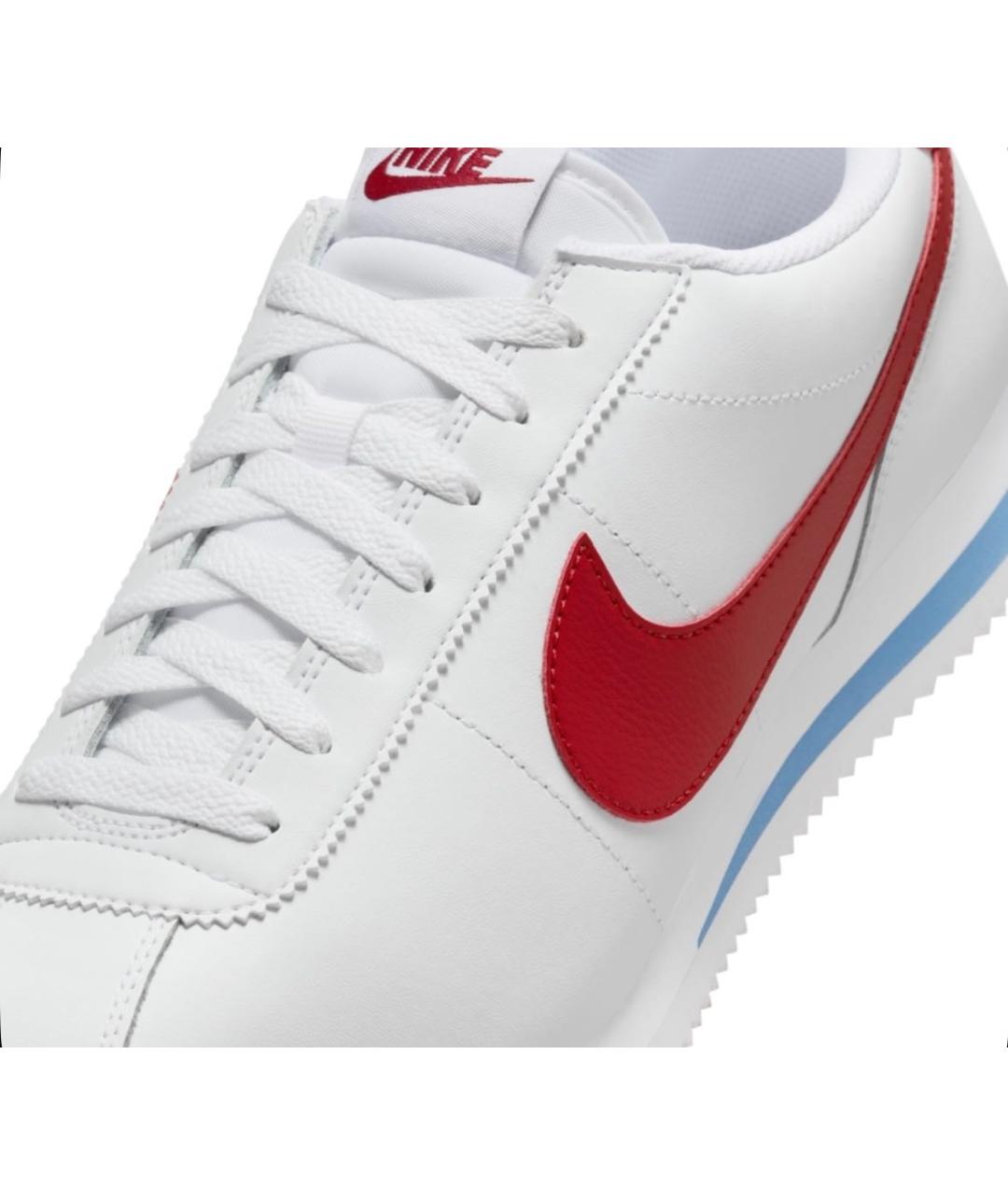 NIKE Белые кожаные кроссовки, фото 6