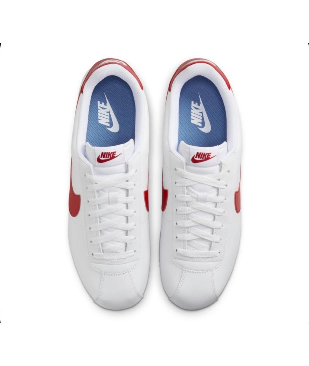 NIKE Белые кожаные кроссовки, фото 3