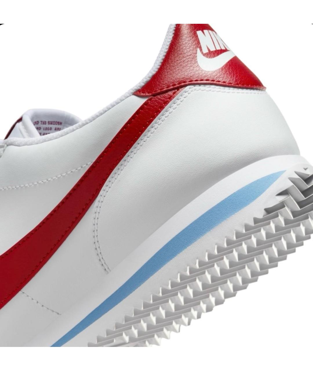 NIKE Белые кожаные кроссовки, фото 7