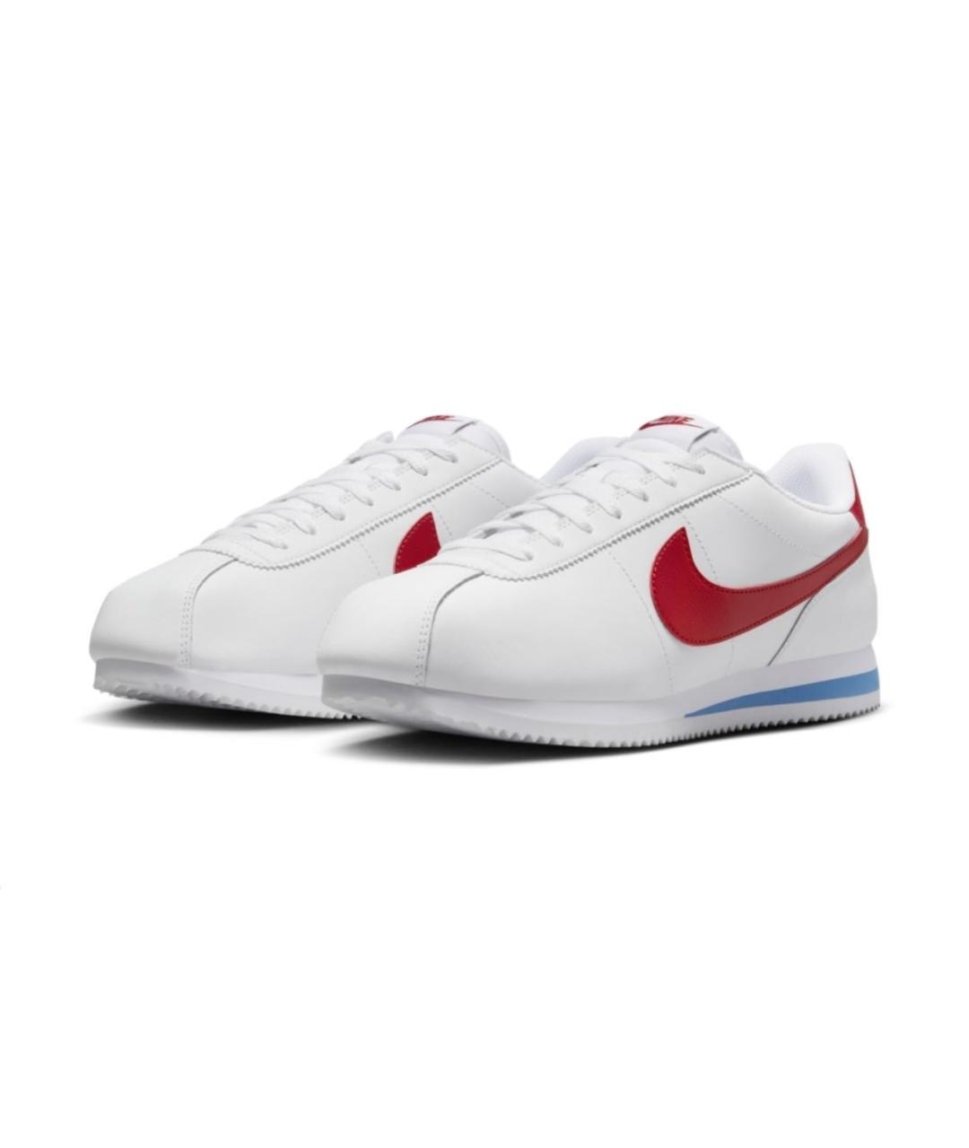 NIKE Белые кожаные кроссовки, фото 2