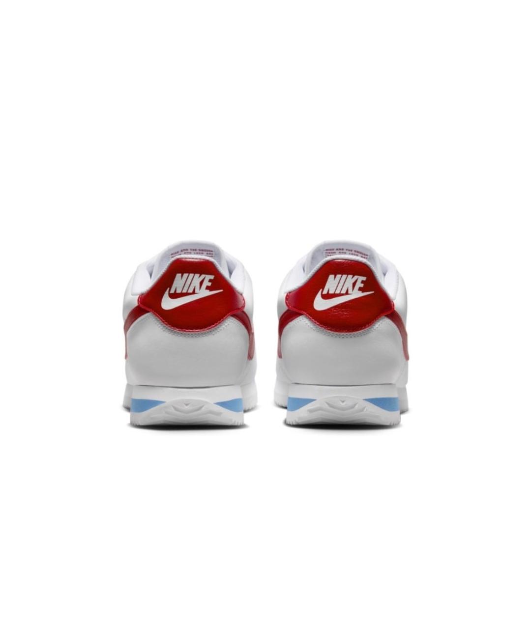 NIKE Белые кожаные кроссовки, фото 4