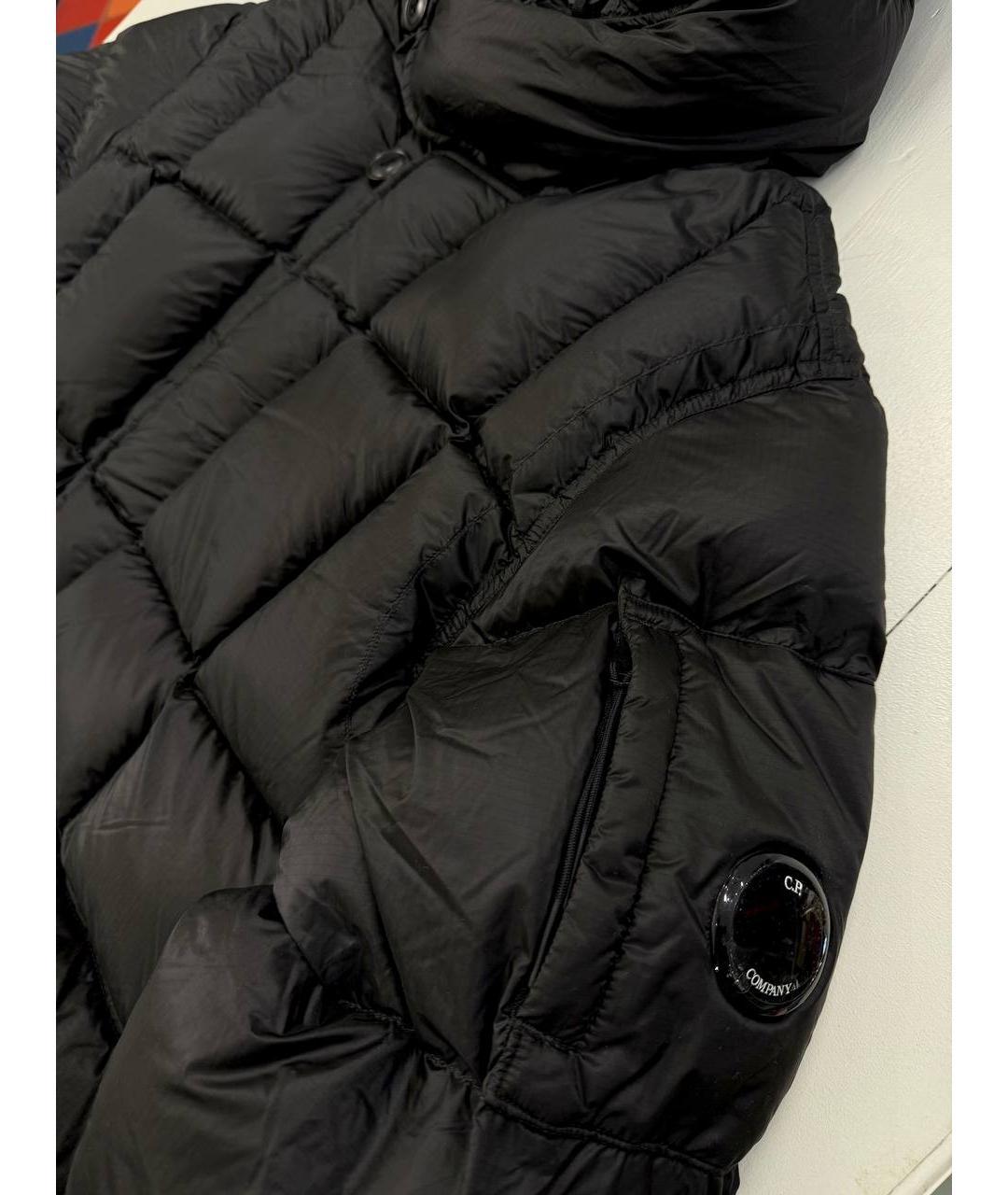 CP COMPANY Черный пуховик, фото 3