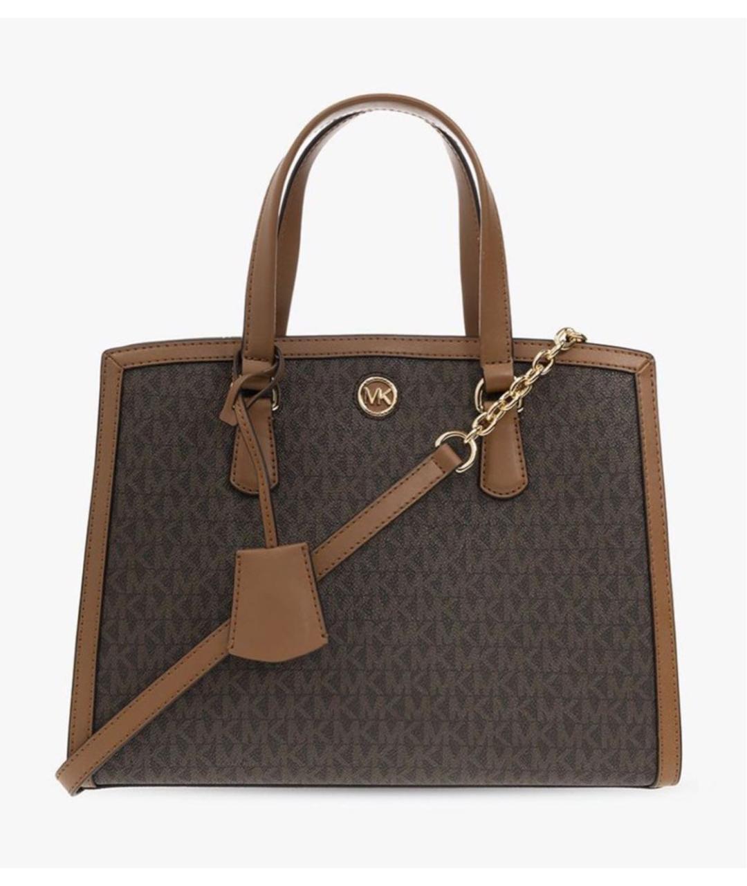 MICHAEL KORS Коричневая сумка тоут, фото 3